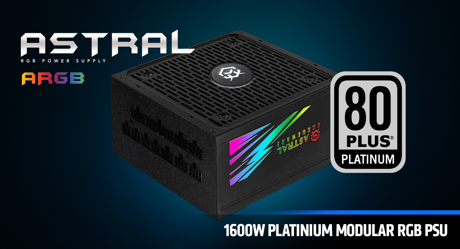 1600W Platinum modular RGB power supply